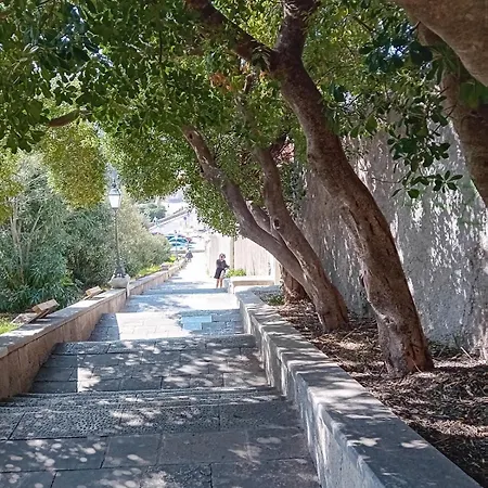 Апартаменты Ivo's Garden Prostran Stan U Blizini Starog Grada Дубровник